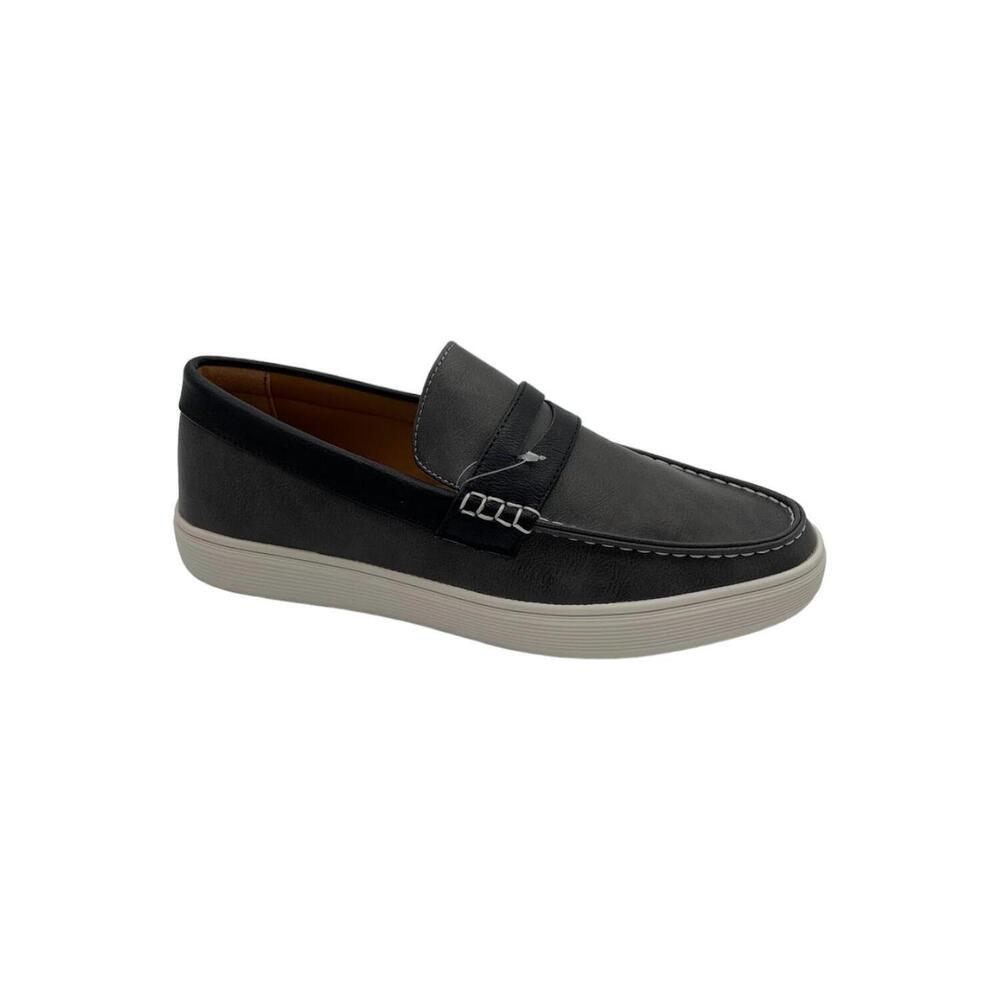 Aston Marc Men's Drift Boat Shoes Gray - Medium